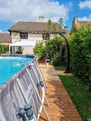 Maison de 5 chambres avec piscine privee jardin clos et wifi a Gigny sur Saone